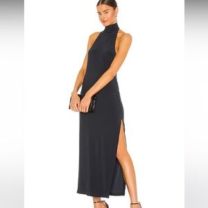 Norma Kamali High Neck Dress